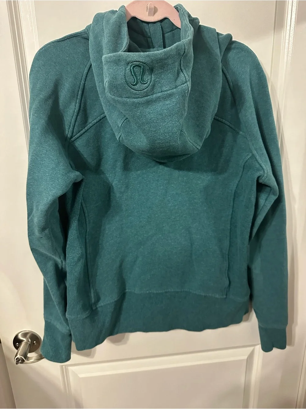 lululemon Teal Zip-Up Hoodie size 12